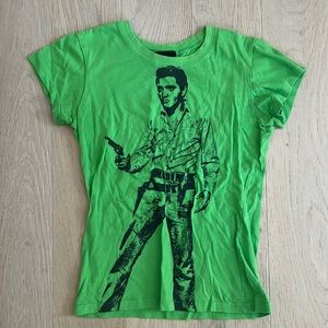 From Graceland! Green Elvis/Andy Warhol t-shirt